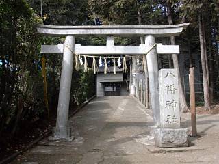 市川市柏井町1の寺社 八幡神社(八幡様)